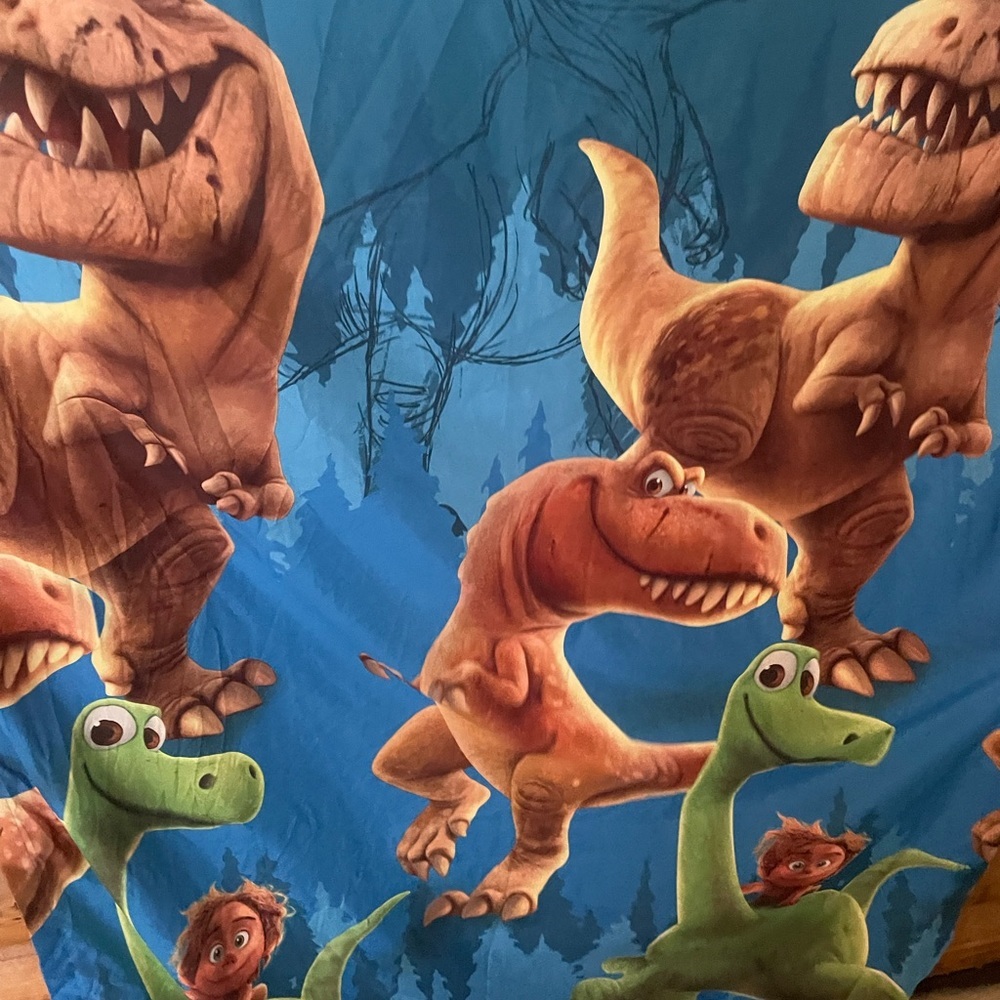 The Good Dinosaur Curtain Disney T Rex Blue Spot Arlo Panel